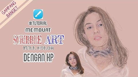TUTORIAL SCRIBBLE ART FULL COLOR DENGAN HP | INFINITE DESIGN #scribbleart #tutorial #milea