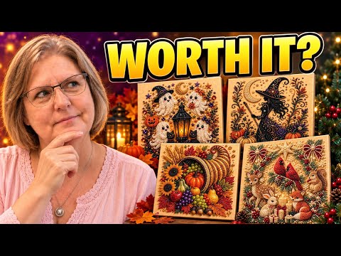 Are These Pearl Diamond Painting Kits Worth It? Seasonal Amazon Unboxing & Review
