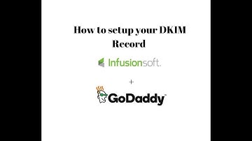 How to Setup DKIM Record with Keap Max Classic and GoDaddy