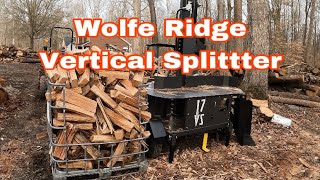 Famous Wolfe Ridge 17vs Vertical Log Splitter In Action! Wealth