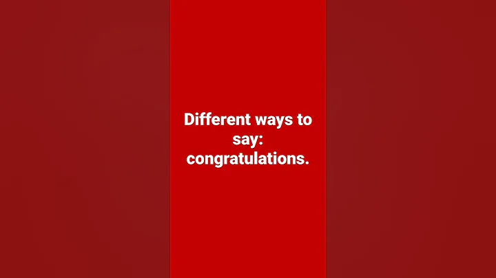 Different ways to say congratulations #viral  #pronunciation #advancedenglish #improveyourenglish
