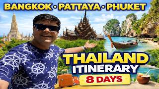 Complete Travel Guide for Bangkok Pattaya Phuket 8 Days| Best Places, Nightlife, Beaches Budget Plan