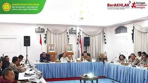 Plt. Dirjen Lahan dan Irigasi Pertanian melakukan audiensi dengan Gubernur Kalteng, 10/07/2025