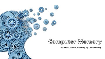 Computer Memory (පරිගණක මතකය)