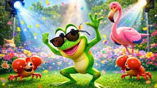 Rana Nico Bailando Break Dance Funny Dancing Frog Song Kids Dance Party