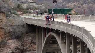 Cody goes elevator at the bridge to nowhere