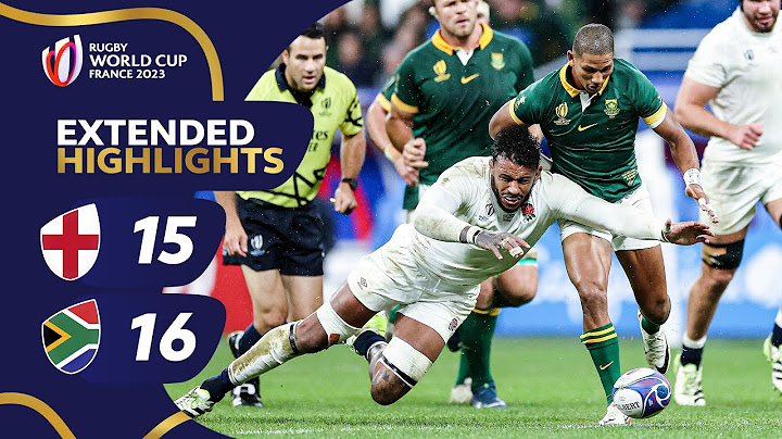 Springboks' SENSATIONAL comeback | England v South Africa | Rugby World Cup 2023 Extended Highlights