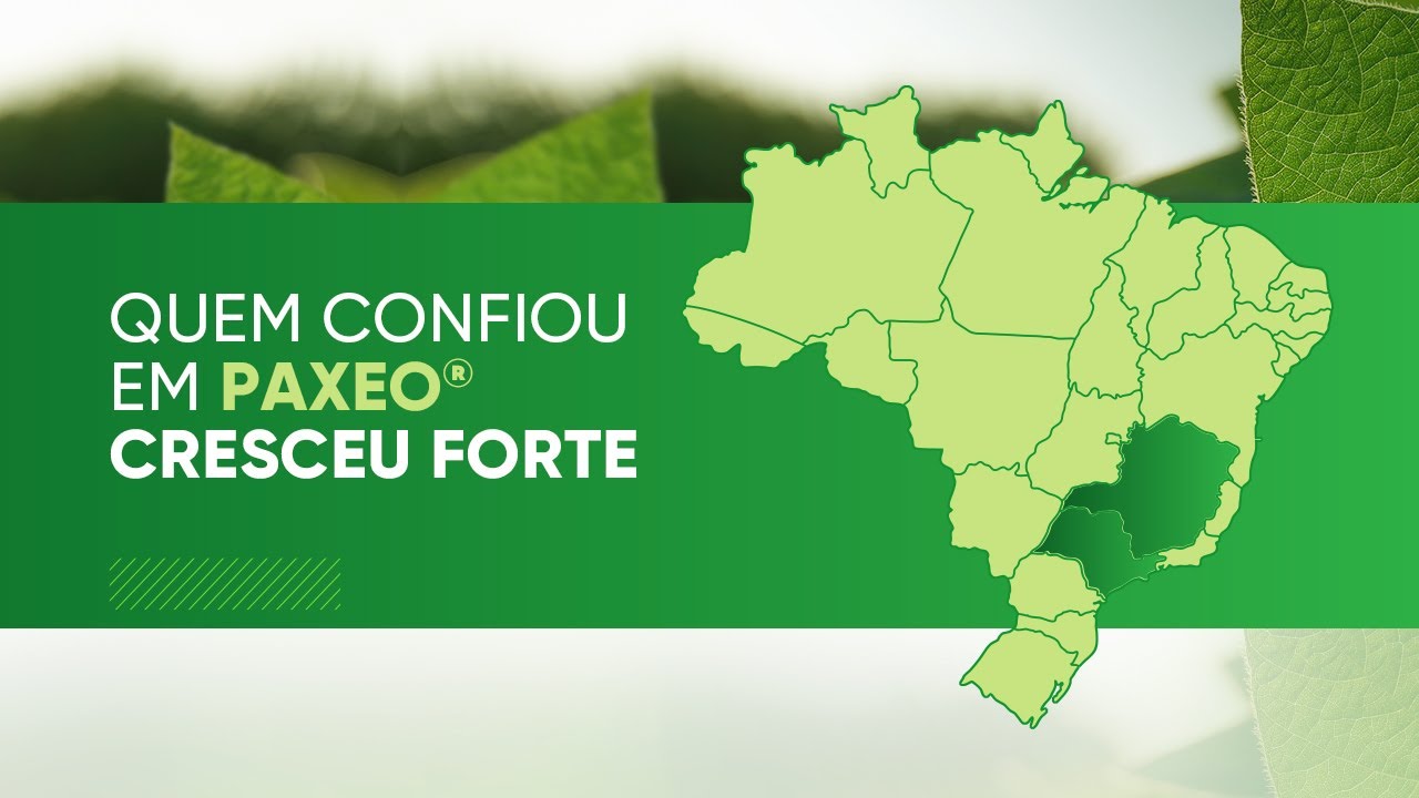 Produtores de soja em Minas Gerais e São Paulo perceberam que confiar em Paxeo® gera bons resultados