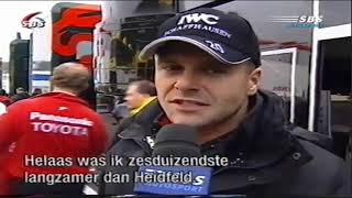 2004 F1 Belgian Gp-Q2 - Gianmaria Bruni Minardi Interview Eng