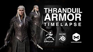 Timelapse – Modeling Thranduil