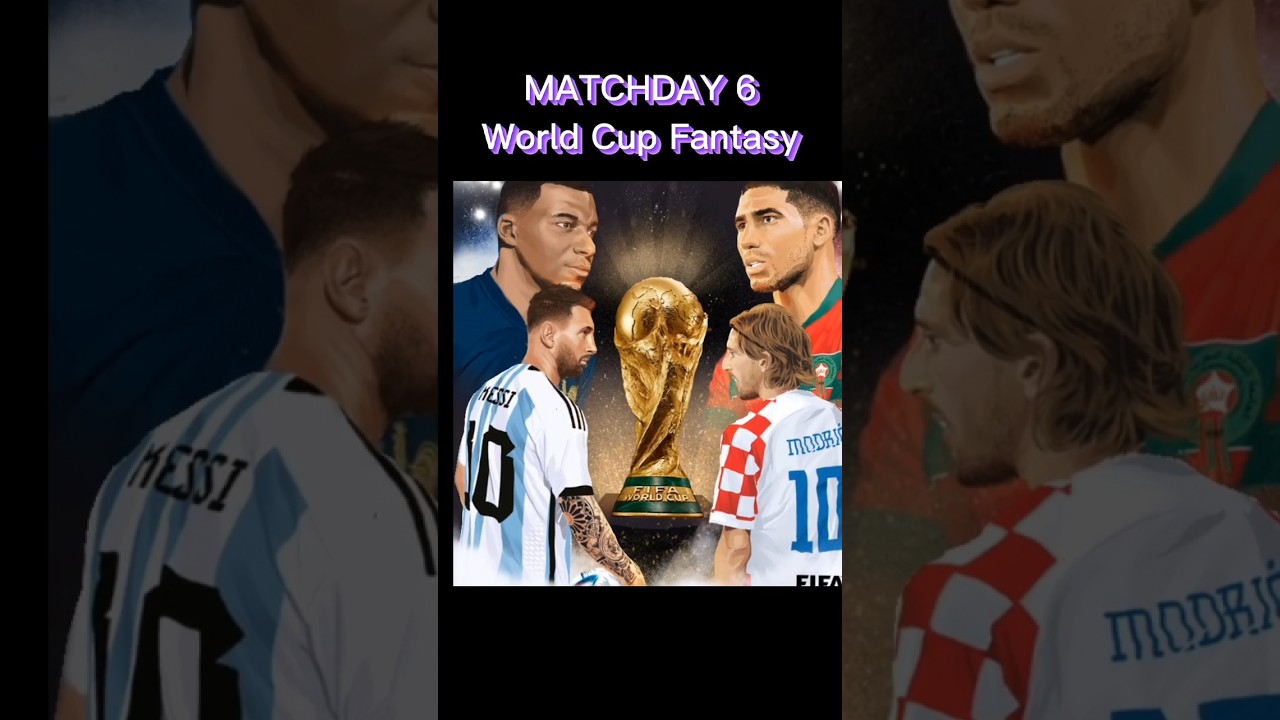 Intro MATCHDAY 6 World Cup Fantasy 2022 Semi-Finals
