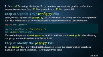 Implementing Conditional Global Variables in Python Configuration Files