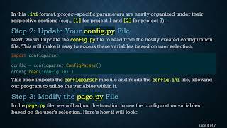 Celebrity Implementing Conditional Global Variables in Python Configuration Files Profile