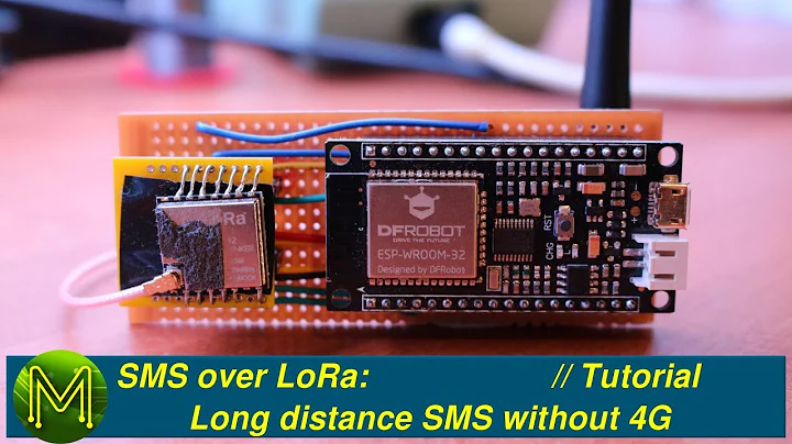 #186 SMS over LoRa: Long distance SMS without 4G /...