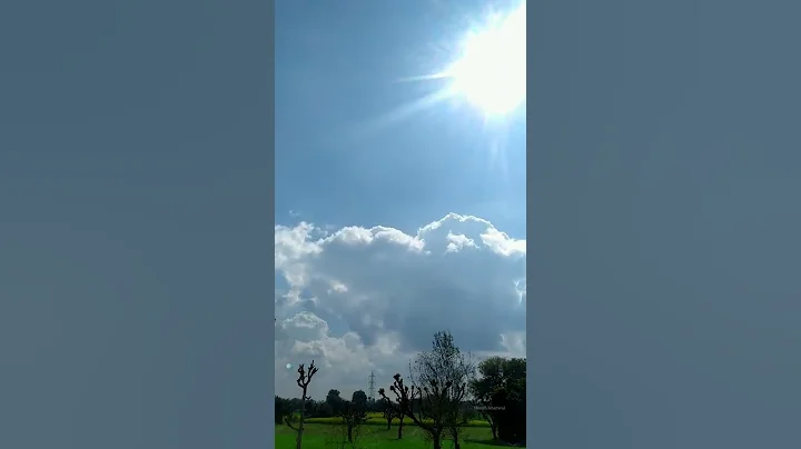 Timelapse sky | Timelapse clouds | Timelapse nature | Beautiful scenery | YouTube shorts