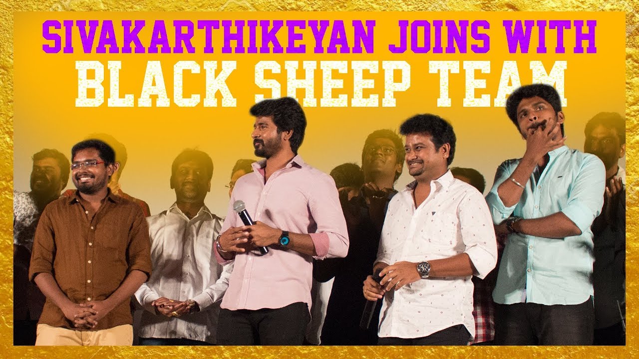 Sivakarthikeyan Joins With Black Sheep Team | The Big Announcement of Black Sheep pranks to do on your mom
