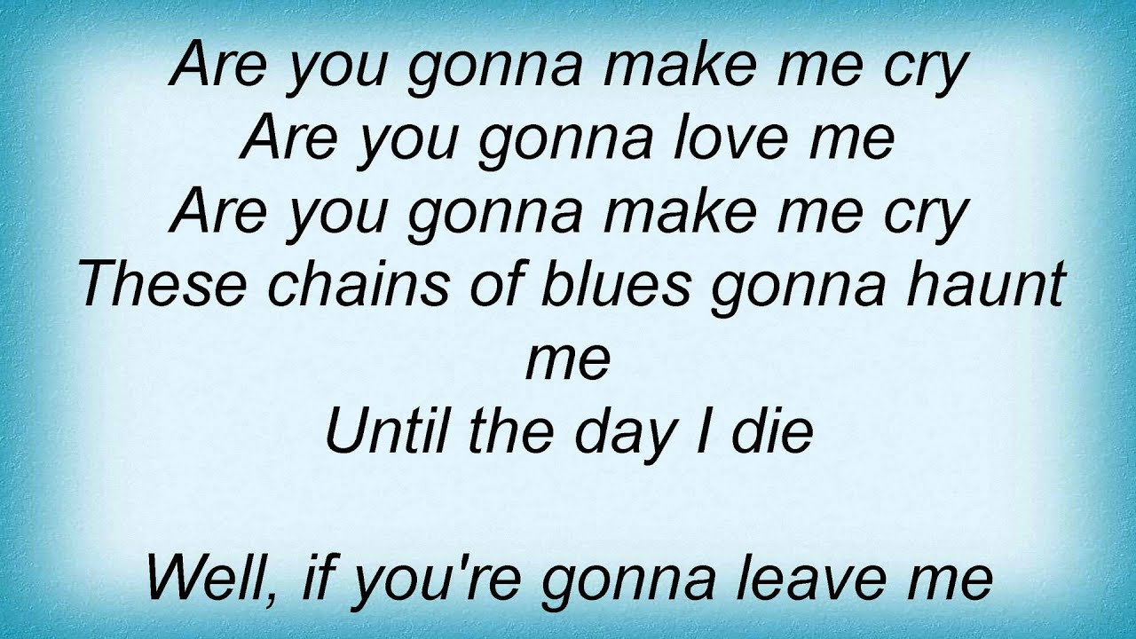 Big Joe Turner Chains Of Love Lyrics_1 YouTube