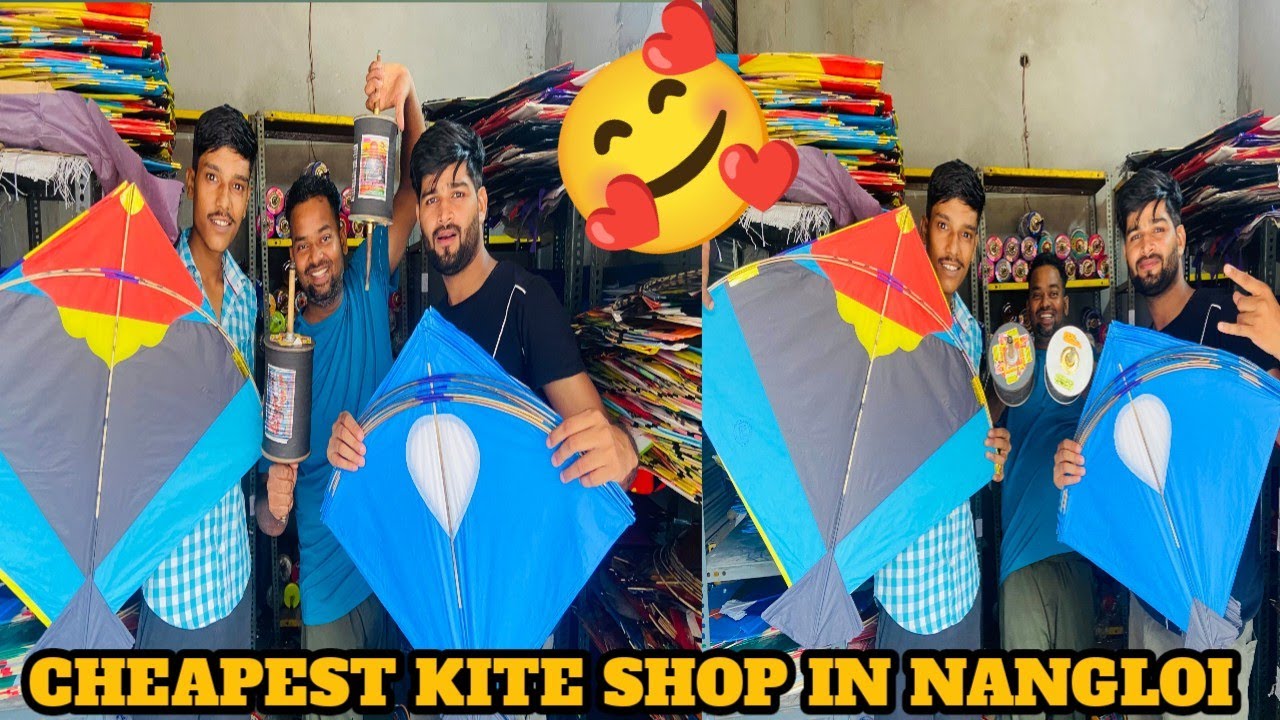 Kite Stock Khatam Hone walla hai Jaldi Aajao 😍 Nangloi Famous Kite