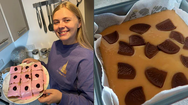 Baking With Charlotte! Cherry Bakewell Tray Bake &...