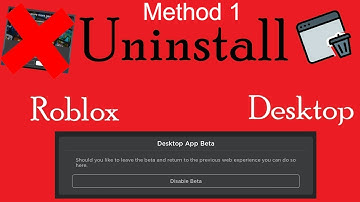 [OUTDATED] Remove Roblox Desktop App!! #robloxupdate [Method 1]