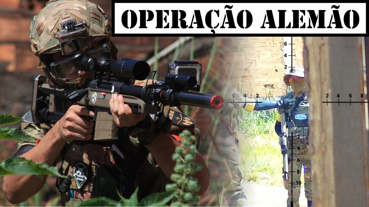 O maior disparo de sniper de Airsoft 😱 Operação Alemão Sniper Goiano 💀 YouTube
