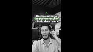 How do we control and manage performance of our client's ad accounts