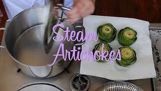 How to Steam Whole Artichokes