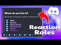 How To Setup Discord Reaction Roles with Sapphire Bot