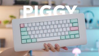 Piggy 60% Prototype Build & Typing Sounds | Marshmallow Switches, GMK Noel Keycaps