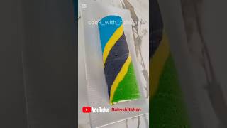 How to make Tanzania Flag Swiss roll. #tanzania