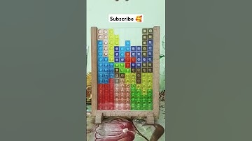 TETRIS PUZZLE BLOCKS #satisfying #colorful #tetris #games #colorfulgames #tetrispuzzle#puzzle #asmr