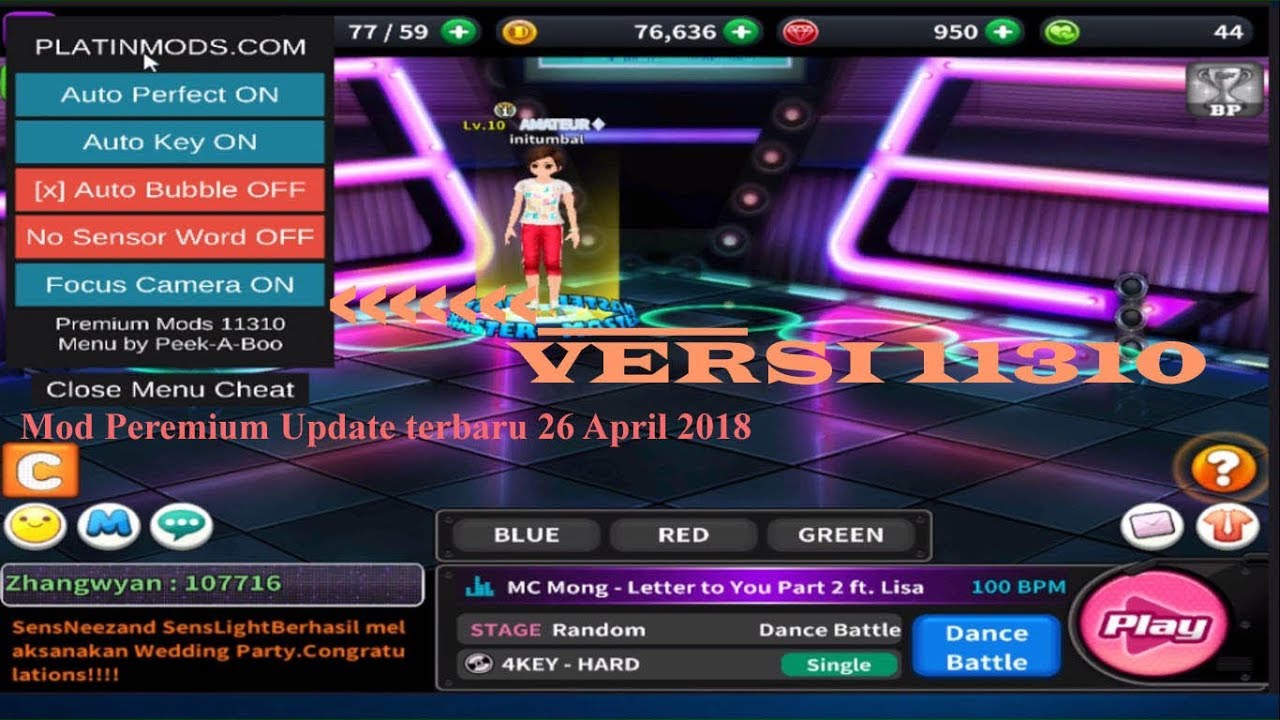 Update Mod Ayodance Mobile V.11310