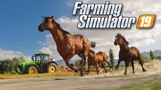 ВЕЛИКИЙ ФЕРМЕР РАЗВОДИТ ЛОШАДЕЙ - Farming Simulator #1