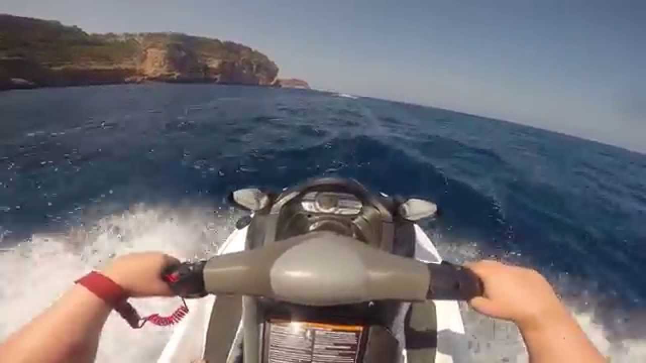 Riding the Jet Ski's in Spain (Shaun) Using GoPro Camera YouTube