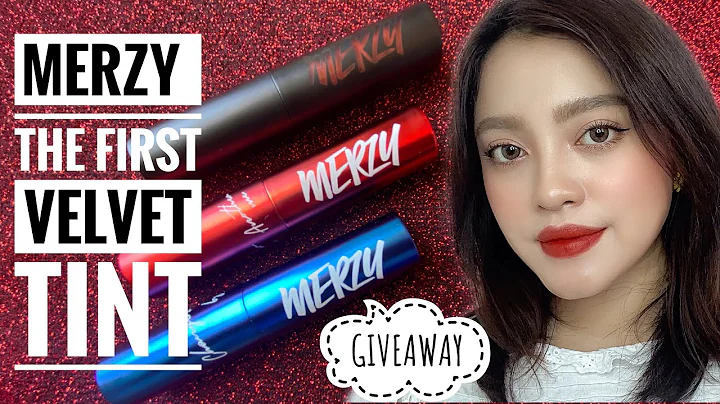 ( GIVEAWAY , SWATCH & REVIEW ) MERZY THE FIRST VELVET TINT V6 | SO SÁNH 3 PHIÊN BẢN | ĐĂNG V BEAUTY