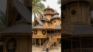 “BAMBOO→LUXURY HOME 😲” #shorts #youtubeshorts #viral   #Dolbydo #tranding