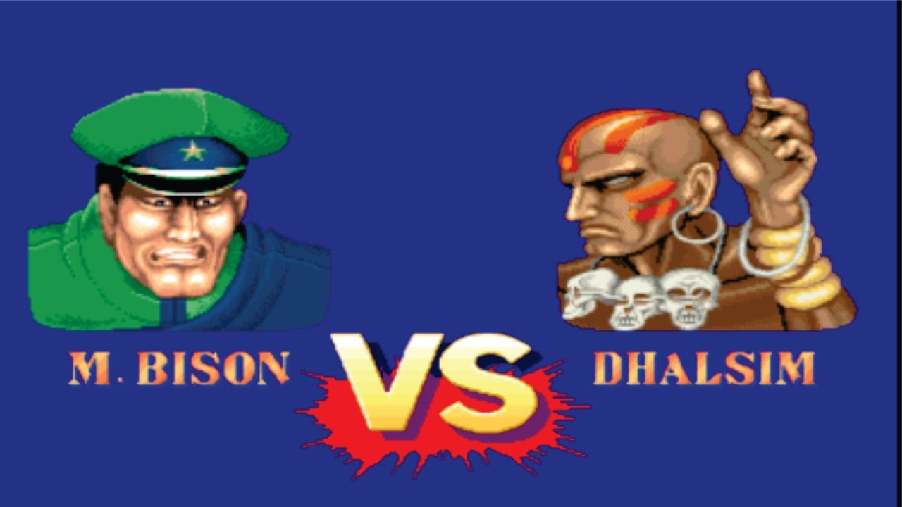 M Bison Vs Dhalsim Street Fighter ll (Hardest) Battle Match (Street Fighter Lovers)
