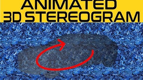 Unique and exclusive video - animated hidden 3d stereogram. It is hard to believe!