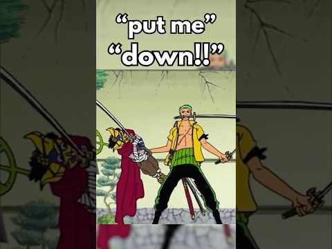 When Zoro Used Usopp As A SWORD 