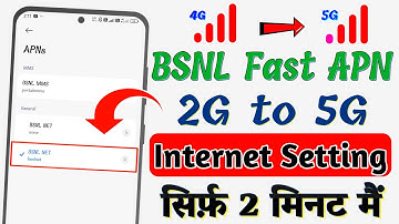 BSNL APN Settings: Unlocking Blazing Fast Internet!