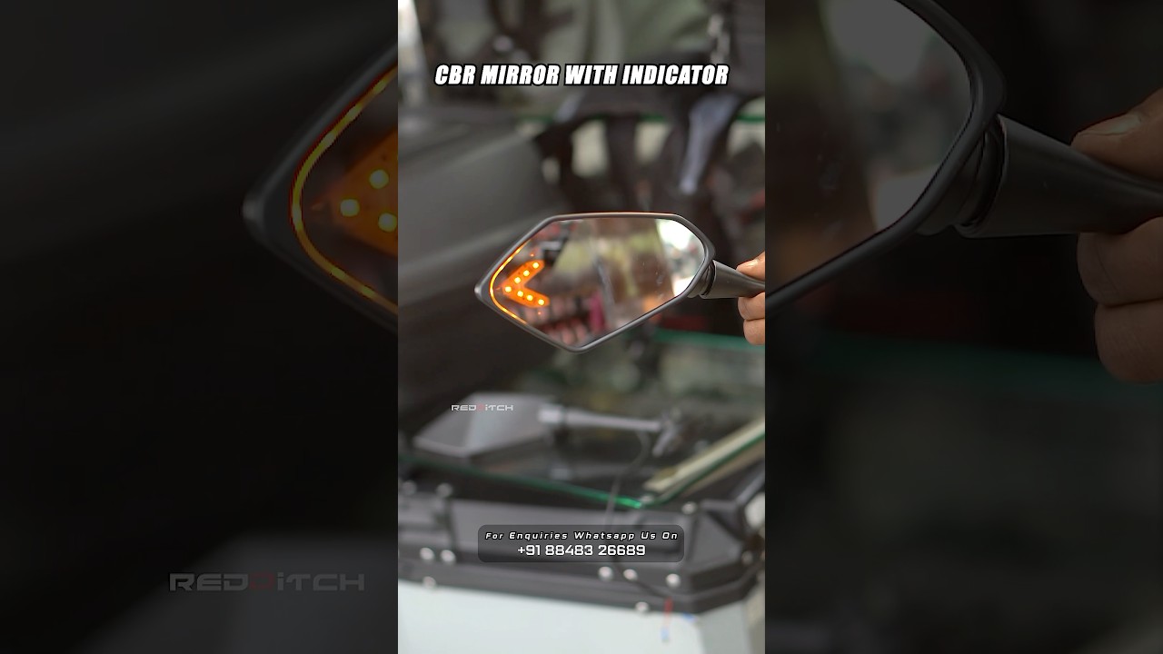 CBR Mirror with Indicator🔥