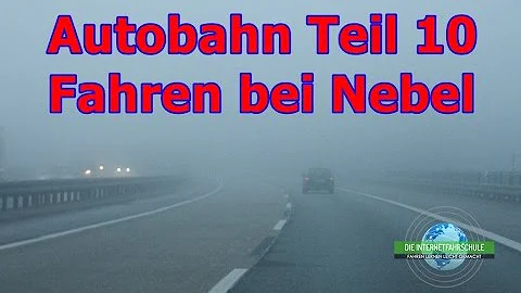 Wie schnell darf man bei Nebel auf der Autobahn höchstens fahren?