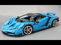 Lego Technic MOC Lamborghini Centenario 1:8 hypercar with building instructions