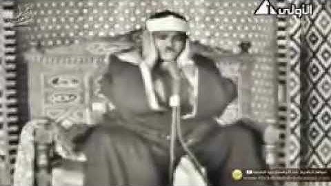أقدم فيديو مرئي للشيخ عبد الباسط وهو في مرحلة شبابه سنة 1965 لسورة الطارق