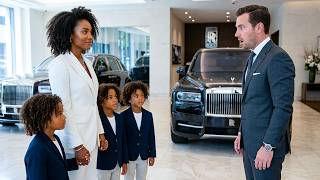 Billionaire CEO Runs Into His Poor Ex Wife at a Rolls Royce Showroom—With Triplets He Never Knew