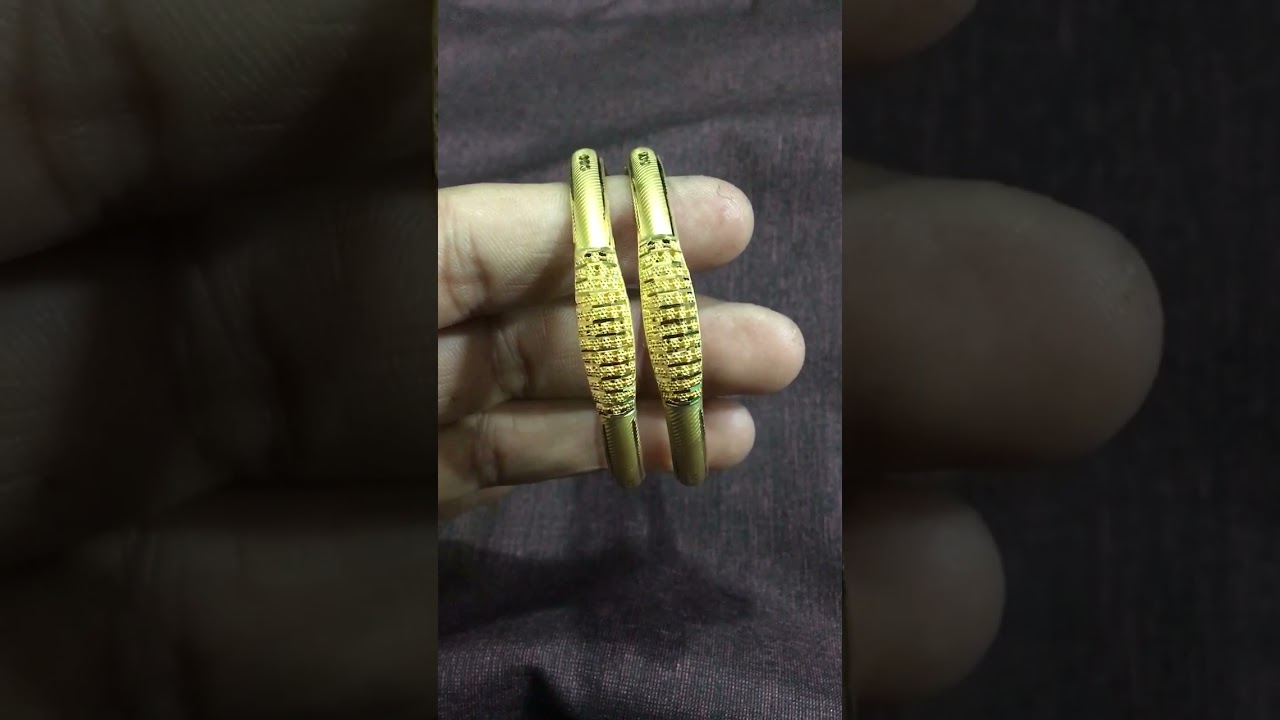 New Gold Bangles | Kangan pair 22 karat Gold | Bridal Jewelry Gold | Pakistan Jewellery