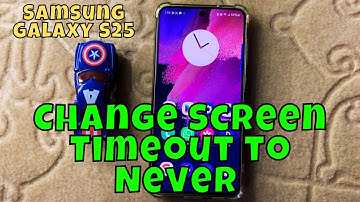 How to Change Screen Timeout to Never on Samsung Galaxy S25 - Caffeine App