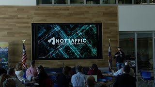 NoTraffic's Kjeld Lindsted presenting to city agencies from Colorado's smart city alliance
