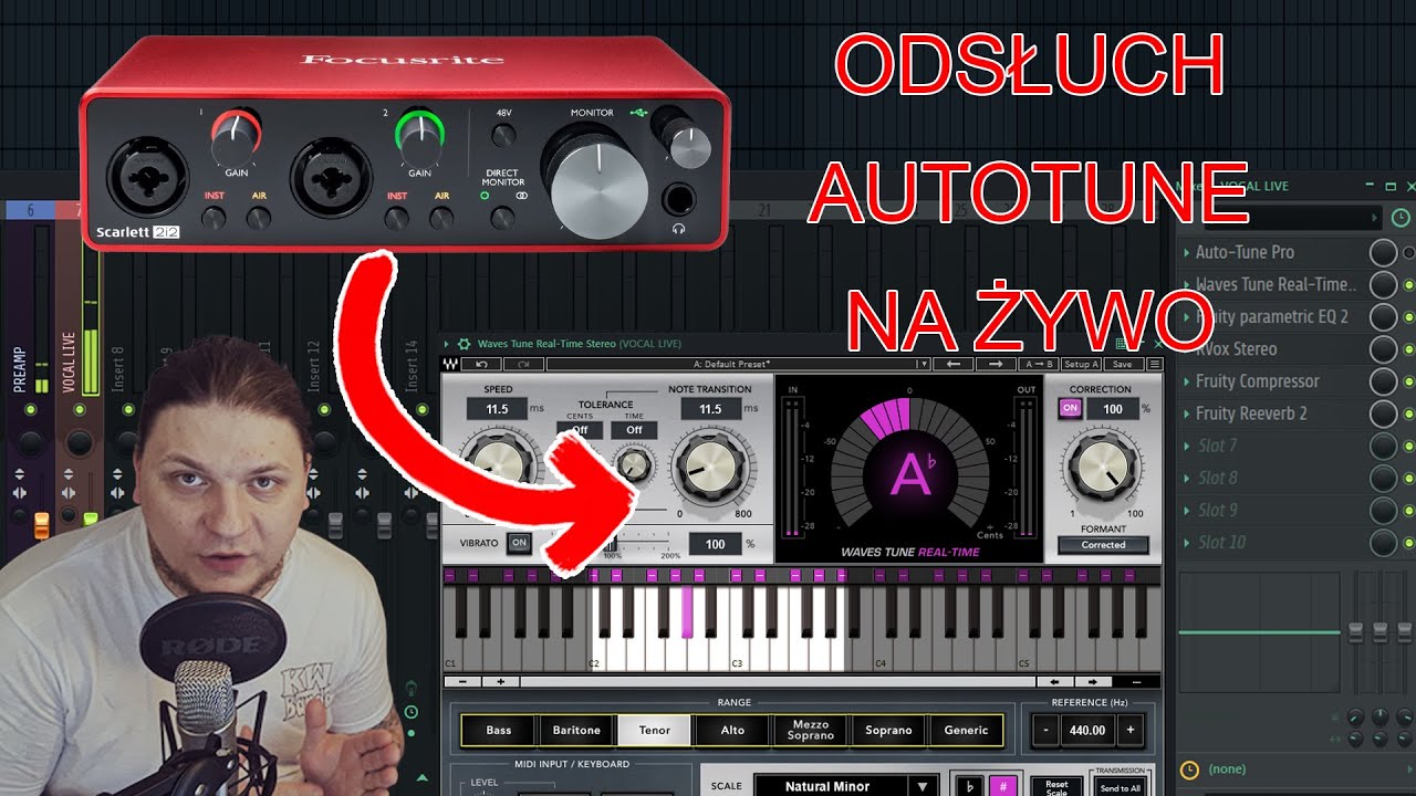 Jak NAGRYWAĆ WOKAL w FL Studio 21? *AUTOTUNE Na żywo*