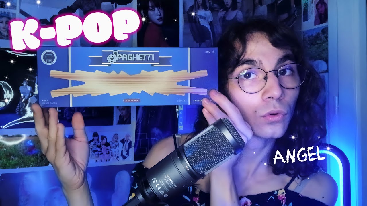 ASMR : Unboxing album de K pop Spaghetti de LE SSERAFIM